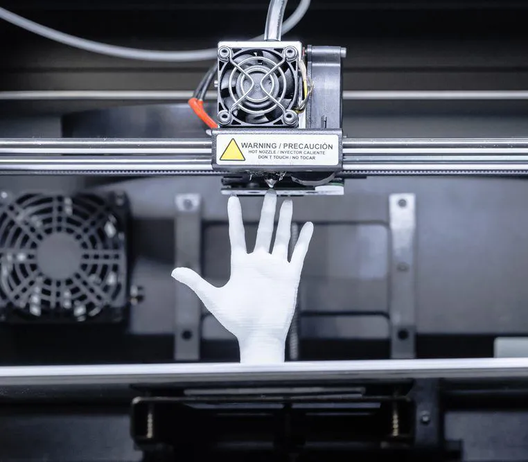 Férula Impresa en 3D Ejemplo en Impresora 3D